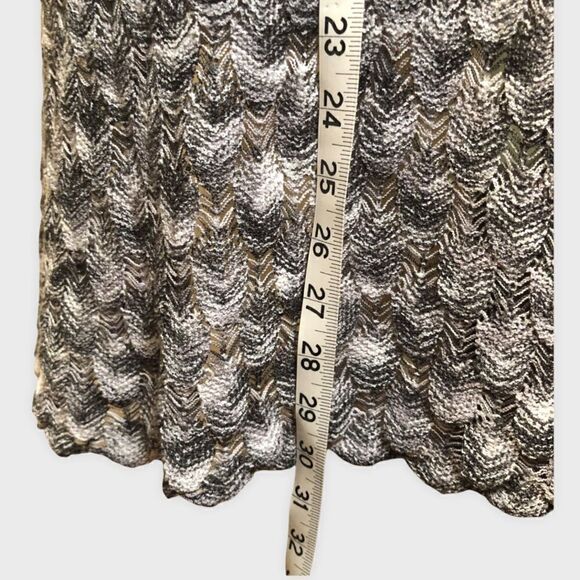 Crocheted Open Drape Front Sweater Vest - Picture 9 of 10